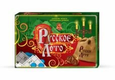 Русское лото «Бочки» в коробке. Настольная игра